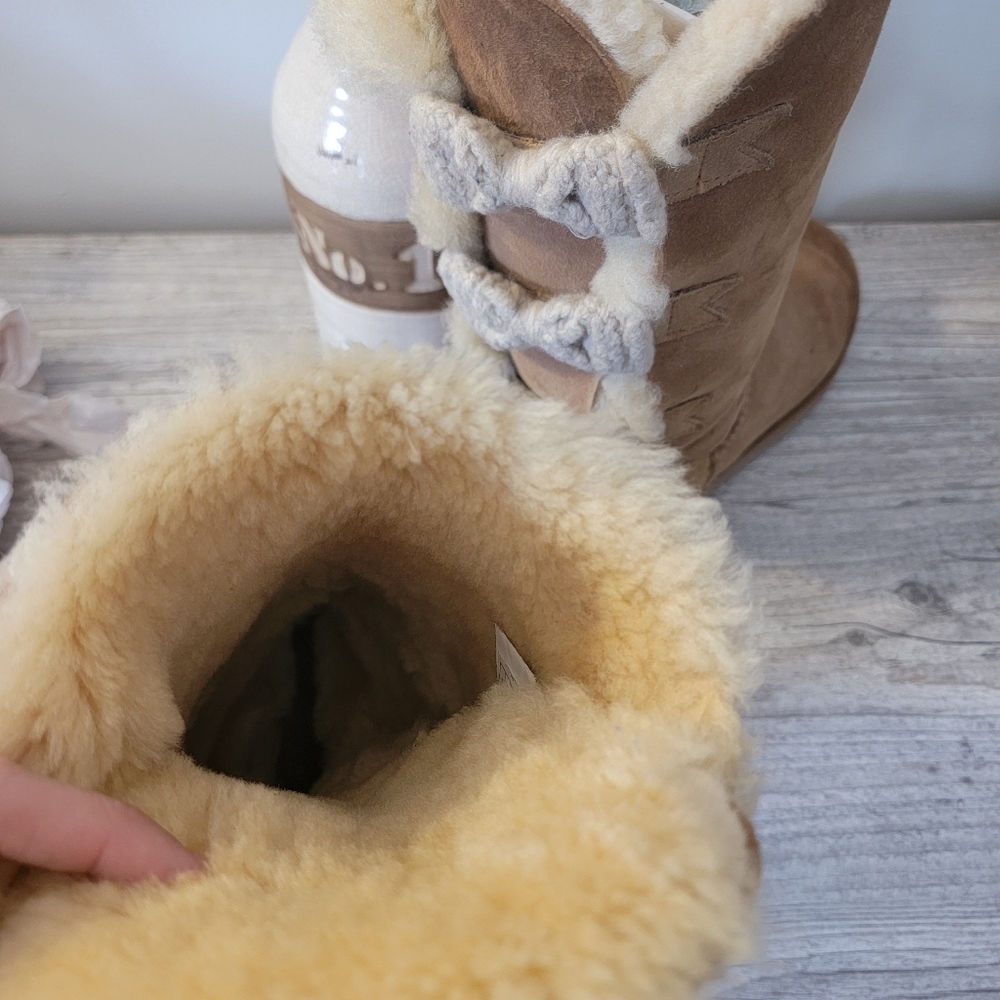 LIMITED EDITION ❗ UGG Bailey Triple Knit Bow Tall - Picture 12 of 13